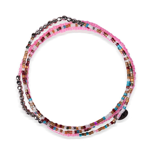 Kaiman | Japanische Miyuki-Rocailles | Stranded-Armbänder