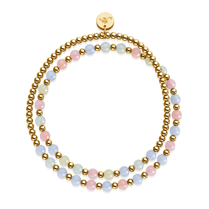 Morganit x Roségold | Boho-Edelstein-Wrap