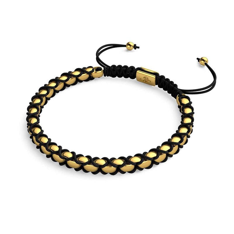 Schwarz x Gold | Catena Gliederarmband