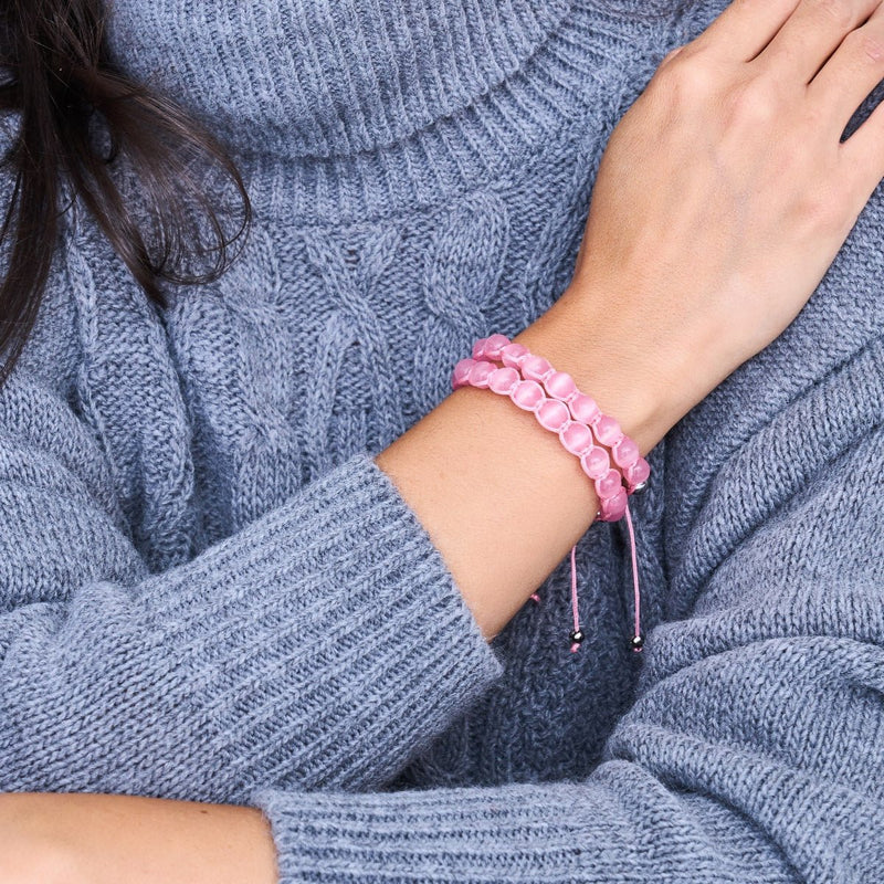 Wassermelone | Silber | Cheshire Glas Charmballa Armband