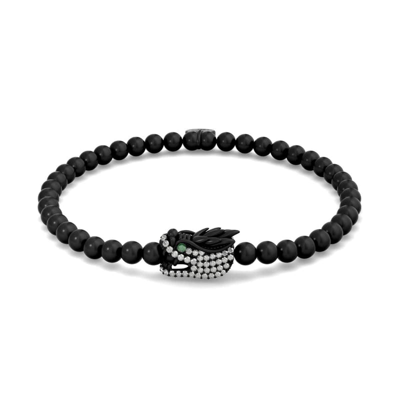 Dracarys | Rotguss | Kristall-Drachen-Charm-Armband 