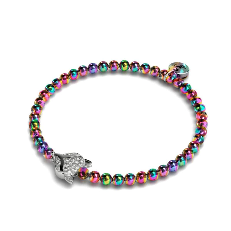 Füchsin | Einhorn Silber | Kristallfuchs Armband