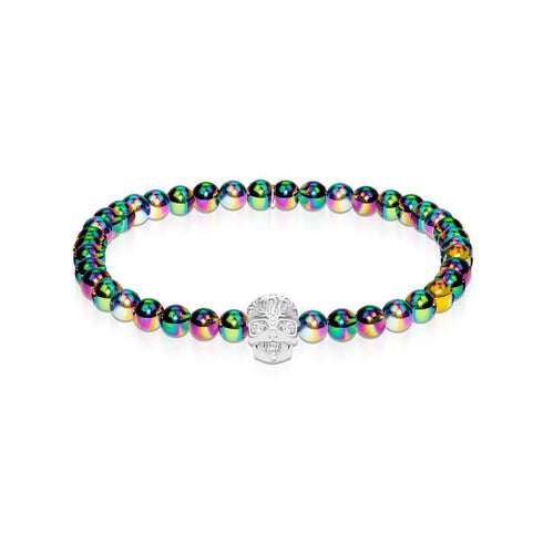 Calavera | Einhorn Silber | Kristallschädel