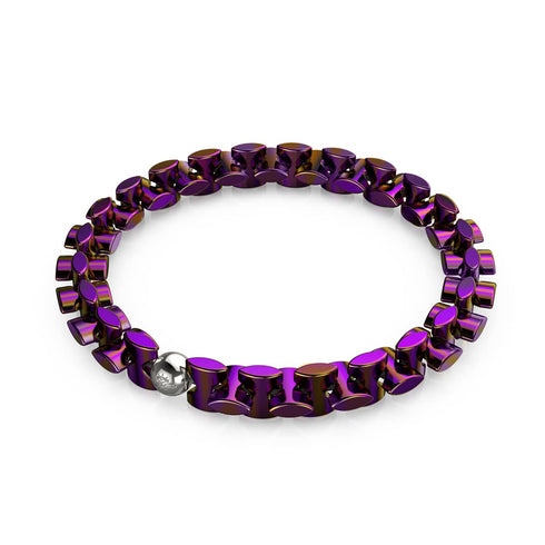 Lila Sonnenuntergang | Monroe Links | Sanduhr-Armband