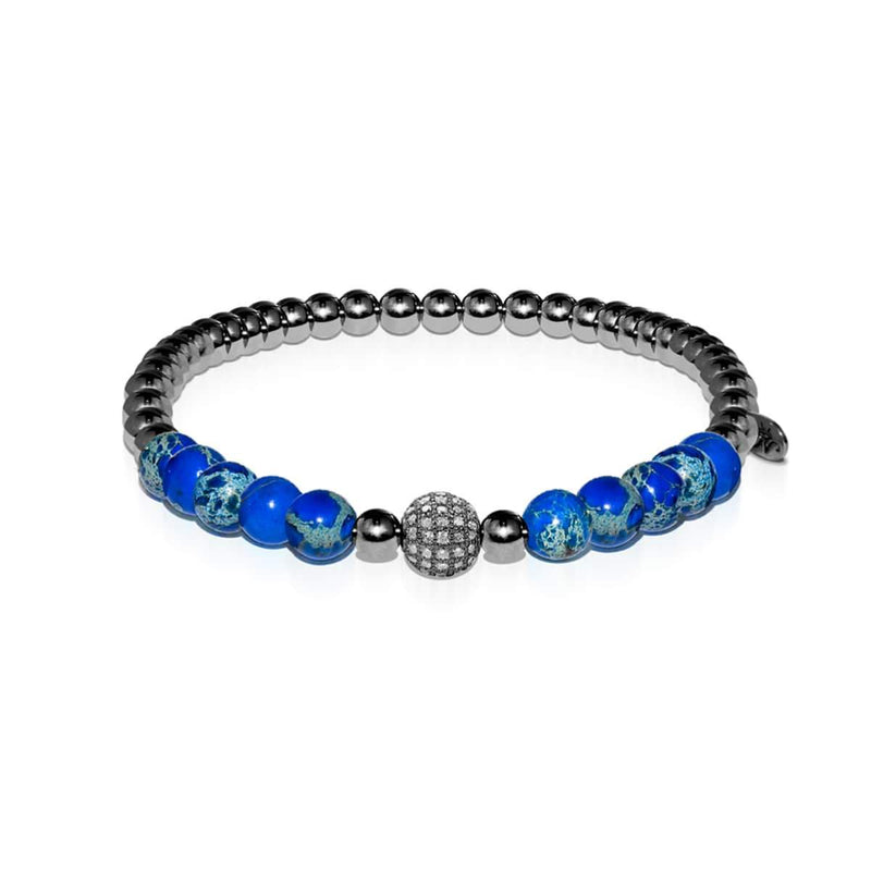 Atlantis | Rotguss | Kristallmeer-Edelsteinarmband 