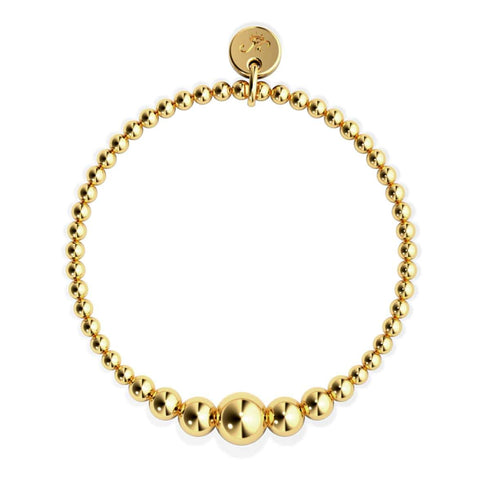 Bezaubernd | 18 Karat Gold Kaskade | Ausdrucksarmband