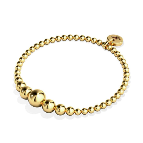Bezaubernd | 18 Karat Gold Kaskade | Ausdrucksarmband