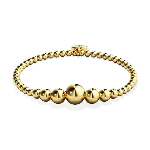 Bezaubernd | 18 Karat Gold Kaskade | Ausdrucksarmband