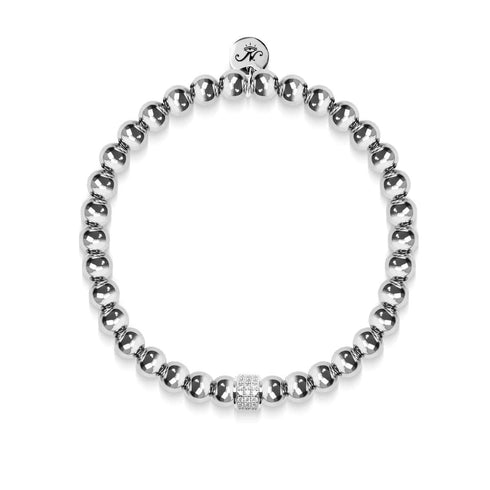 Faszinierend | Silber | Kristallpavé-Ausdrucksarmband