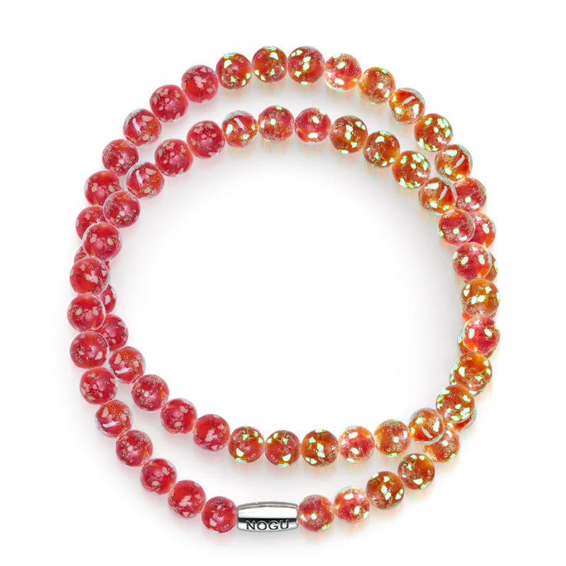 Rubin | 925er Sterlingsilber | Firefly-Glasumhüllung