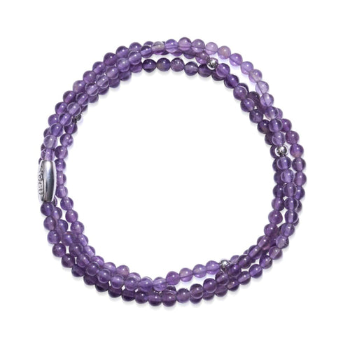 Amethyst | 925er Sterlingsilber | Edelstein-Wrap 