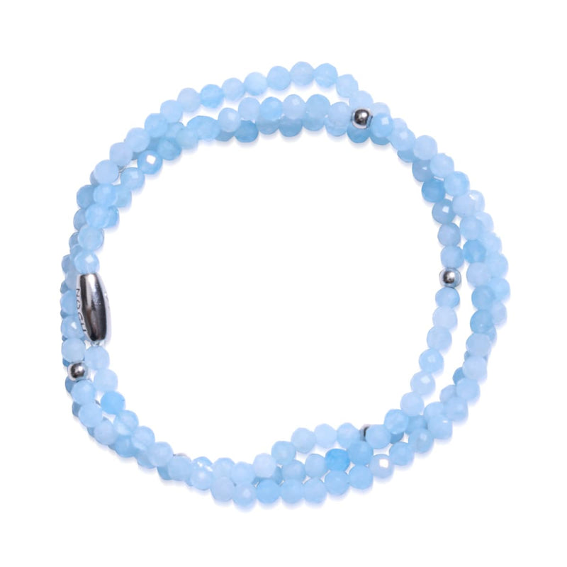 Aquamarin | 925er Sterlingsilber | Edelstein-Wrap 