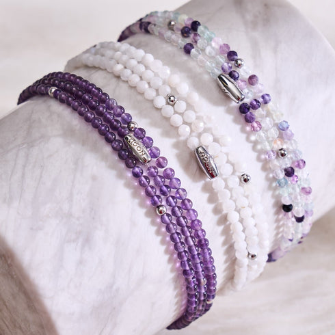 Fluorit | 925er Sterlingsilber | Edelstein-Wrap 