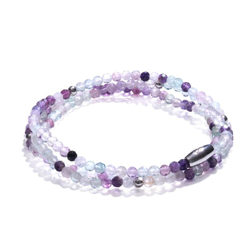 Fluorit | 925er Sterlingsilber | Edelstein-Wrap 