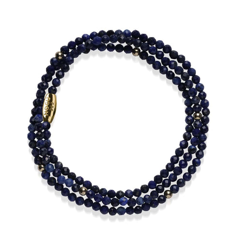 Lapis | 925er Sterlinggold Vermeil | Edelstein-Wrap 
