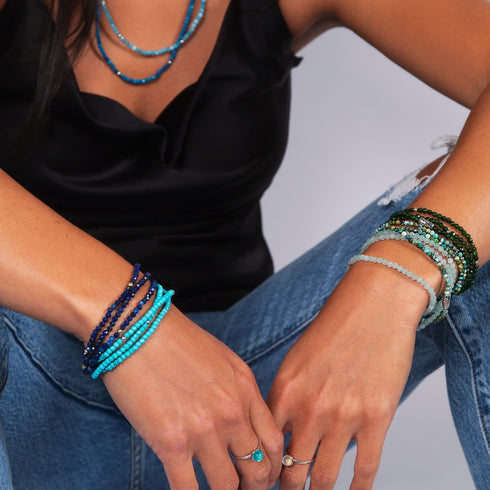Lapis | 925er Sterlinggold Vermeil | Edelstein-Wrap 