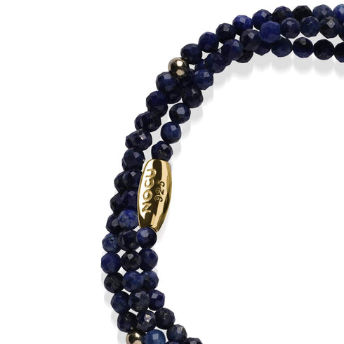 Lapis | 925er Sterlinggold Vermeil | Edelstein-Wrap 