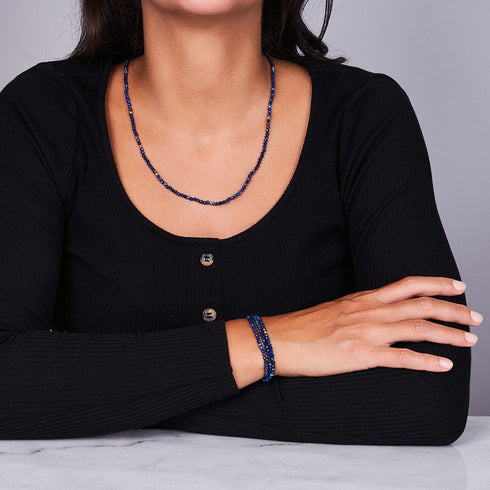 Lapis | 925er Sterlinggold Vermeil | Edelstein-Wrap 