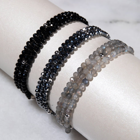Obsidian | 925er Sterlingsilber | Edelstein-Wrap 