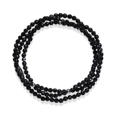 Obsidian | 925er Sterlingsilber | Edelstein-Wrap 