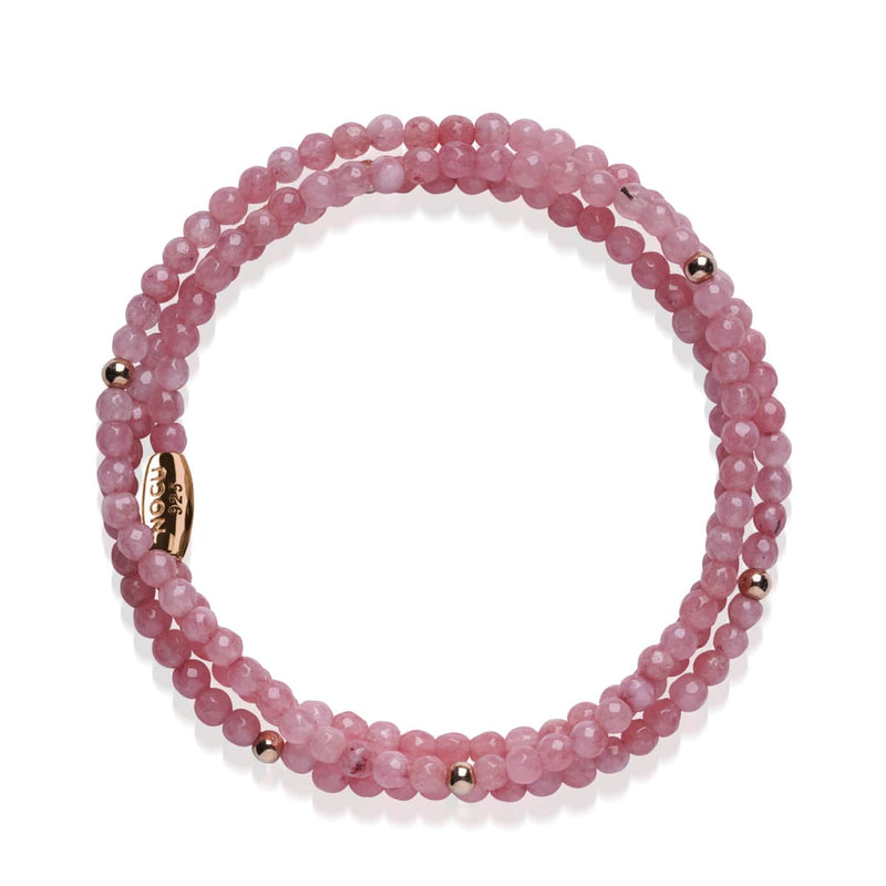 Rosa Opal | 925er Sterling-Roségold-Vermeil | Edelstein-Wrap