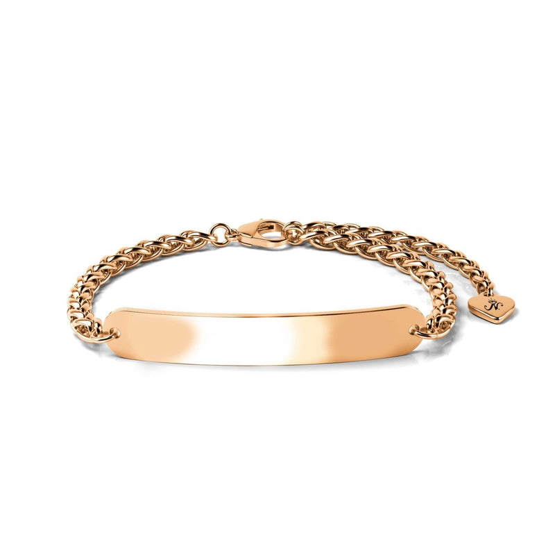 18 Karat Roségold | Vergoldetes Stabarmband 