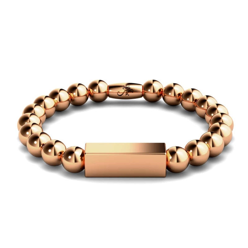 Roségold | Vergoldetes Stabarmband | Deluxe 