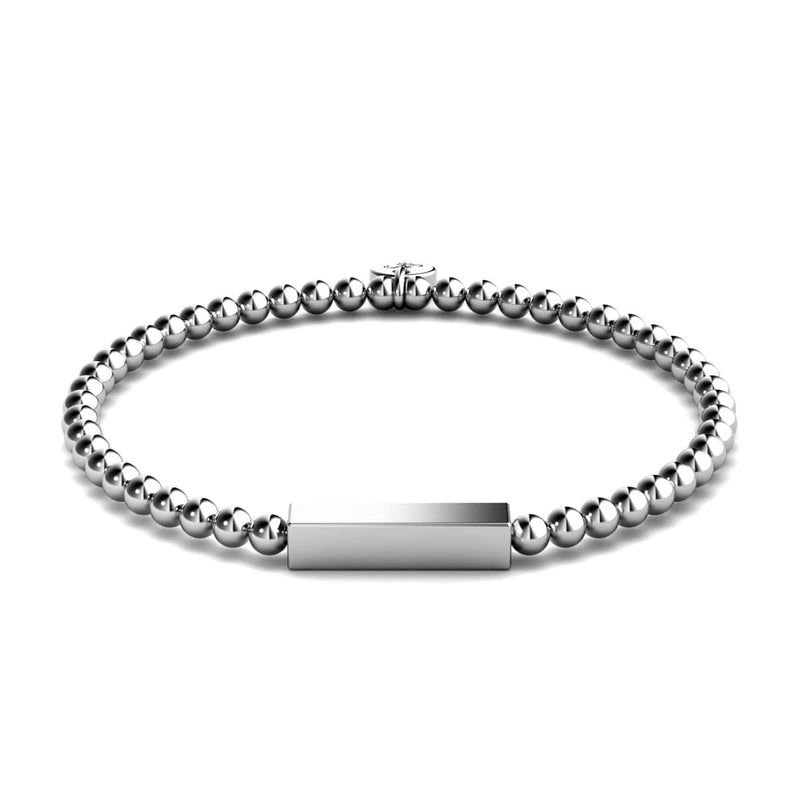 Silber | Vergoldetes Stabarmband | Mini 