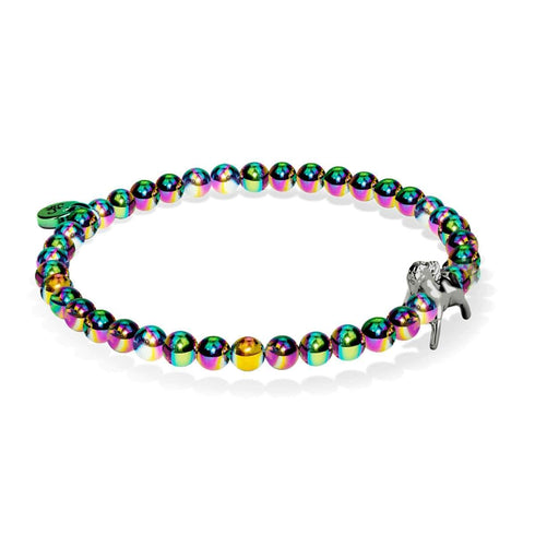 Reitsport | Einhorn Silber | Pferd Charm Armband