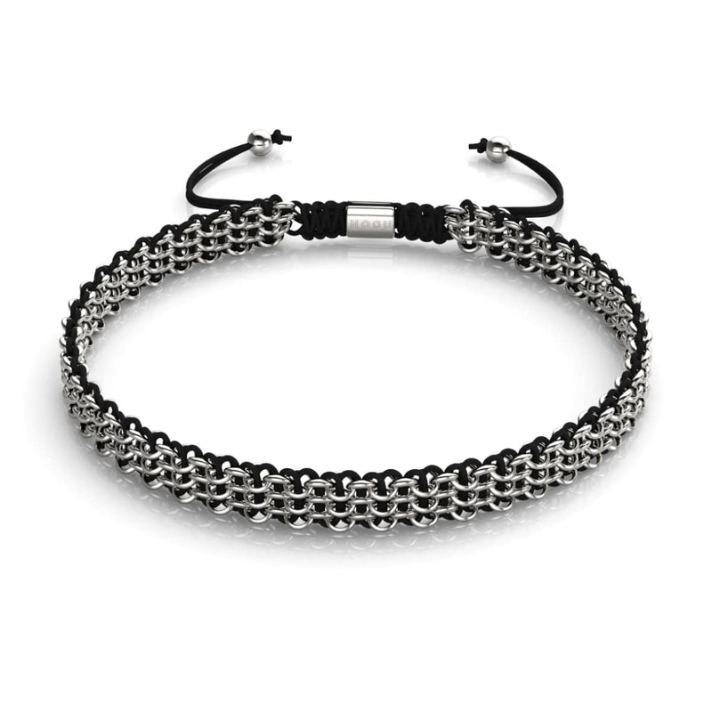 Schwarz x Silber | Kismet Links | Choker Halskette