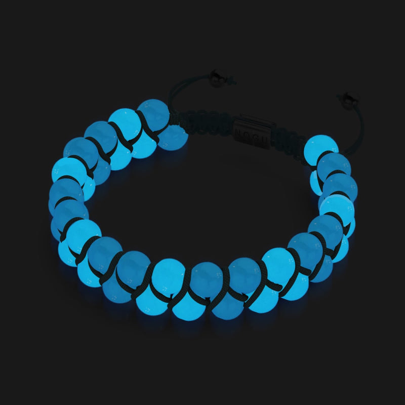 Azurblau x Ultramarin | Lumos Keramik | Vitality Makramee Armband