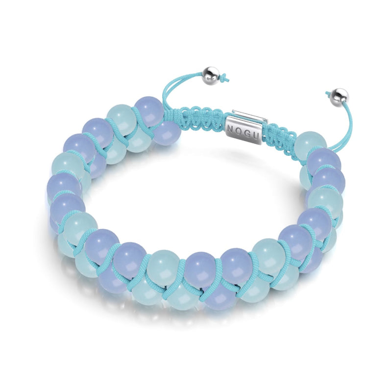 Azurblau x Ultramarin | Lumos Keramik | Vitality Makramee Armband