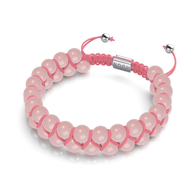 Koralle | Lumos Keramik | Vitality Makramee Armband