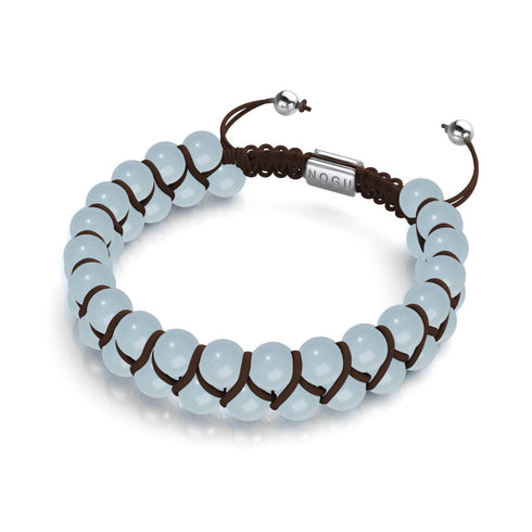 Lunar Blue | Lumos Keramik | Vitality Makramee Armband