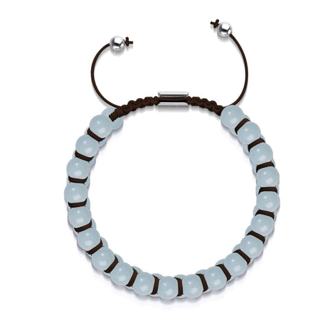 Lunar Blue | Lumos Keramik | Vitality Makramee Armband