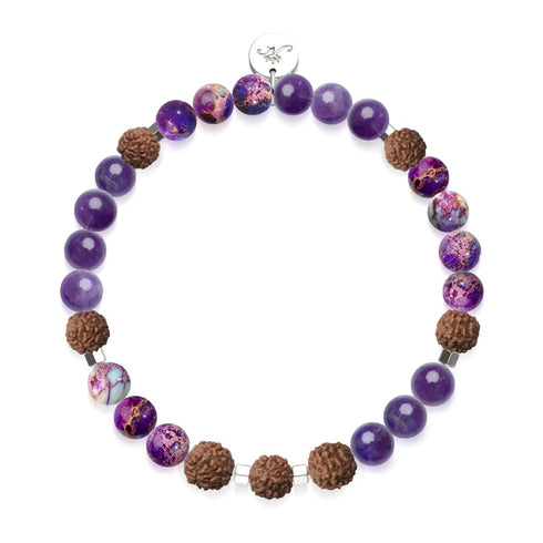 Erwachen | Edelstein Rudraksha | Mala Armband