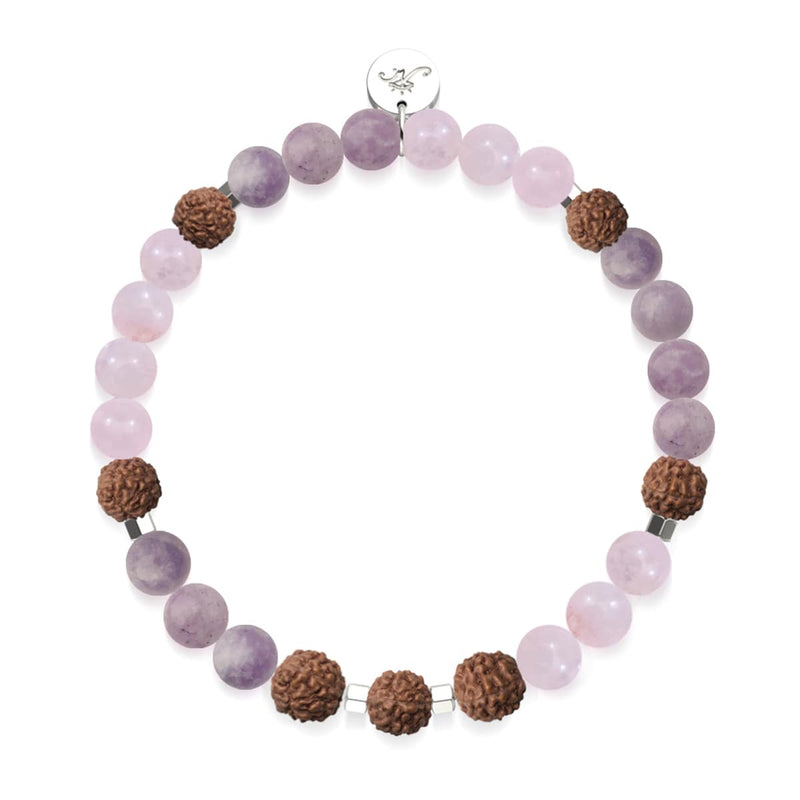 Namaste | Edelstein Rudraksha | Mala-Armband