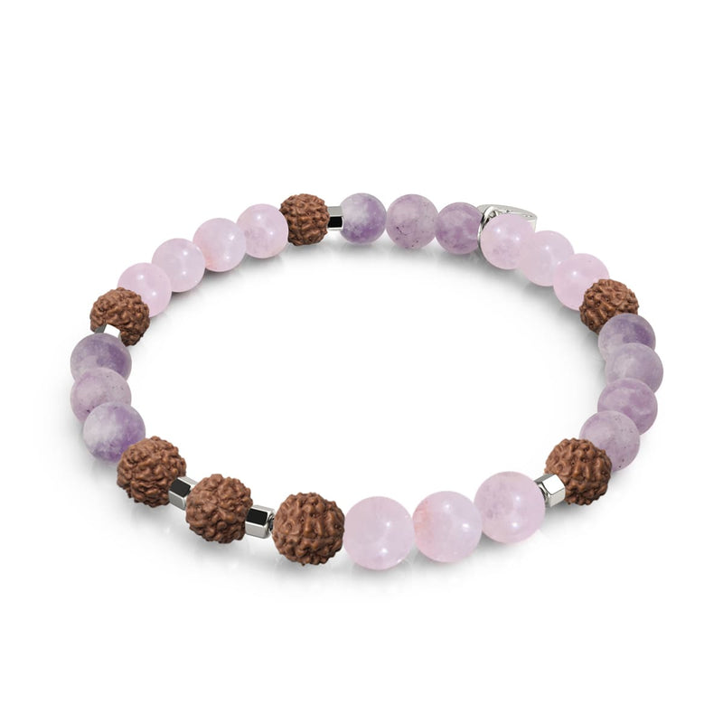 Namaste | Edelstein Rudraksha | Mala-Armband