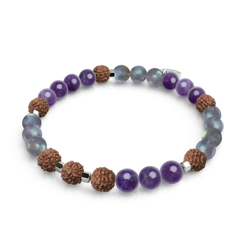 Shaolin Mönch | Edelstein Rudraksha | Mala Armband