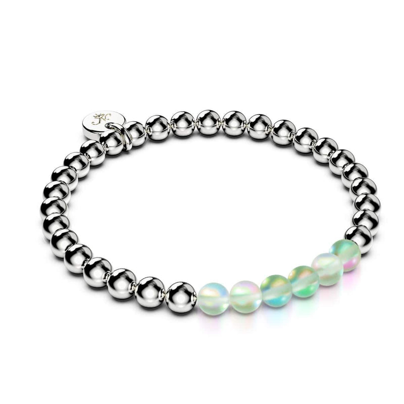 Smaragd | Silber | Meerjungfrau Glas Ausdruck Armband 