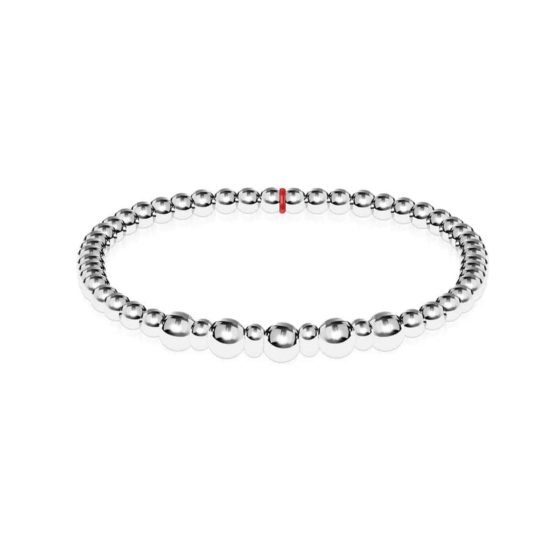 Minimalistisches Armband mit Weihnachtsmann-Charm 