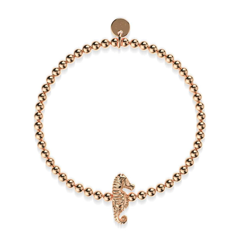 Riff | 18 Karat Roségold | Seepferdchen-Charm-Armband 