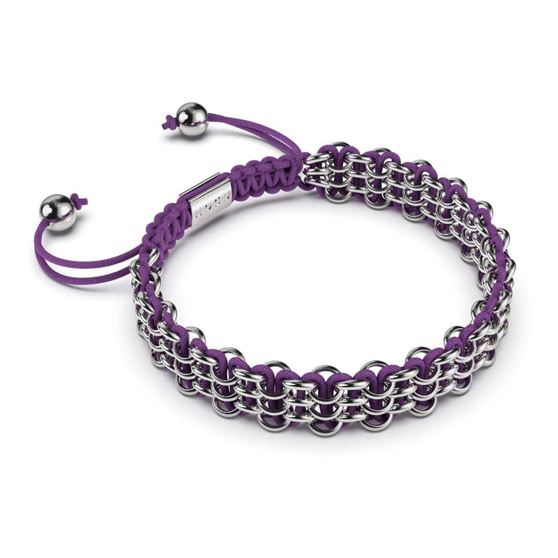 Bonobo Links | Original Kismet Armband | Lila x Silber