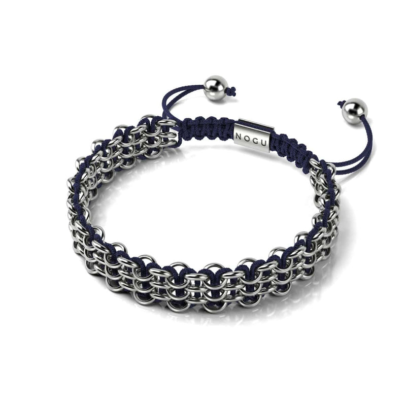 Sumatra-Elefanten-Glieder | Original Kismet Armband | Blau x Silber