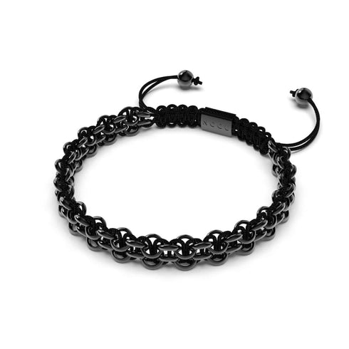 Mountain Gorilla Links | Mini Kismet Armband | Schwarz x Rotguss