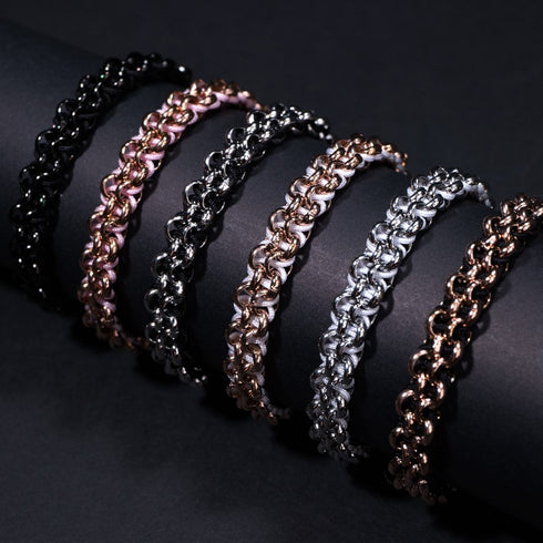 Mountain Gorilla Links | Mini Kismet Armband | Schwarz x Rotguss