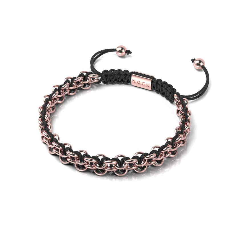 Tiger Links | Mini Kismet Armband | Schwarz x Roségold