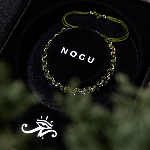 Wolf Links | Mini Kismet Armband | Evergreen x Silber