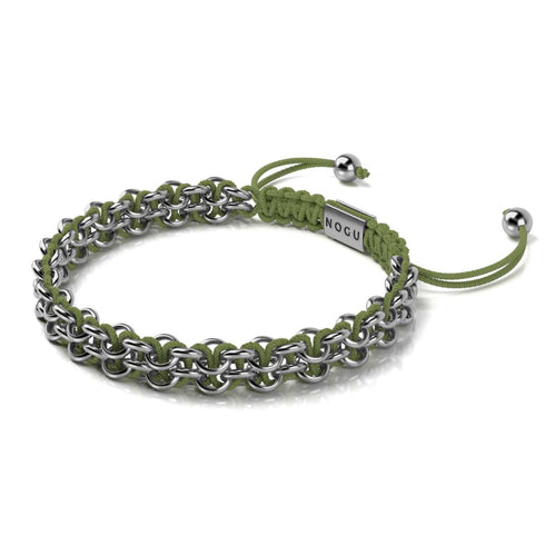 Wolf Links | Mini Kismet Armband | Evergreen x Silber