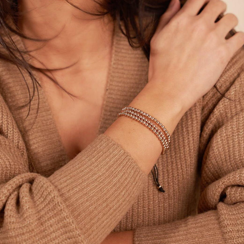 Dreifaltigkeit | Roségold | Dreireihiges Armband